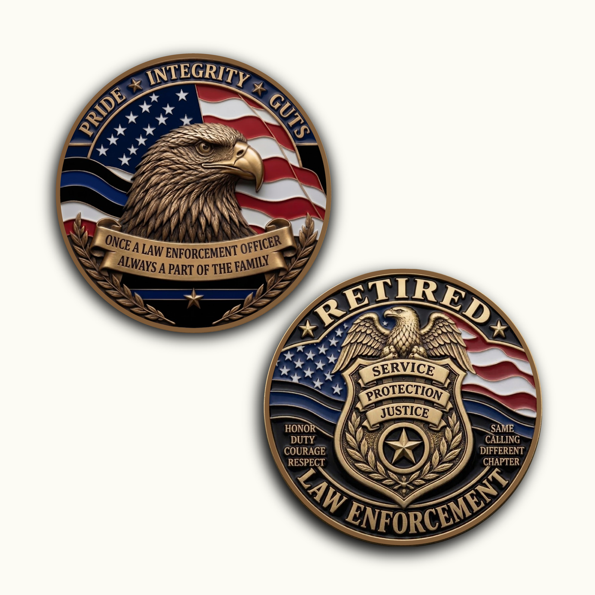 Retired Leo Coin - 2" - 50 Coins