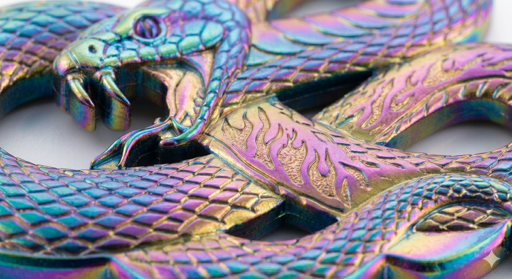 In metal
